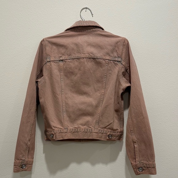 SLVRLAKE Fitted Trucker Denim Jacket in Sunset Drive Size Medium - Picture 4 of 6